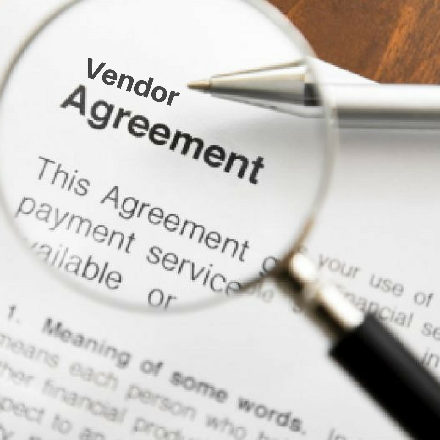 vendor agreement