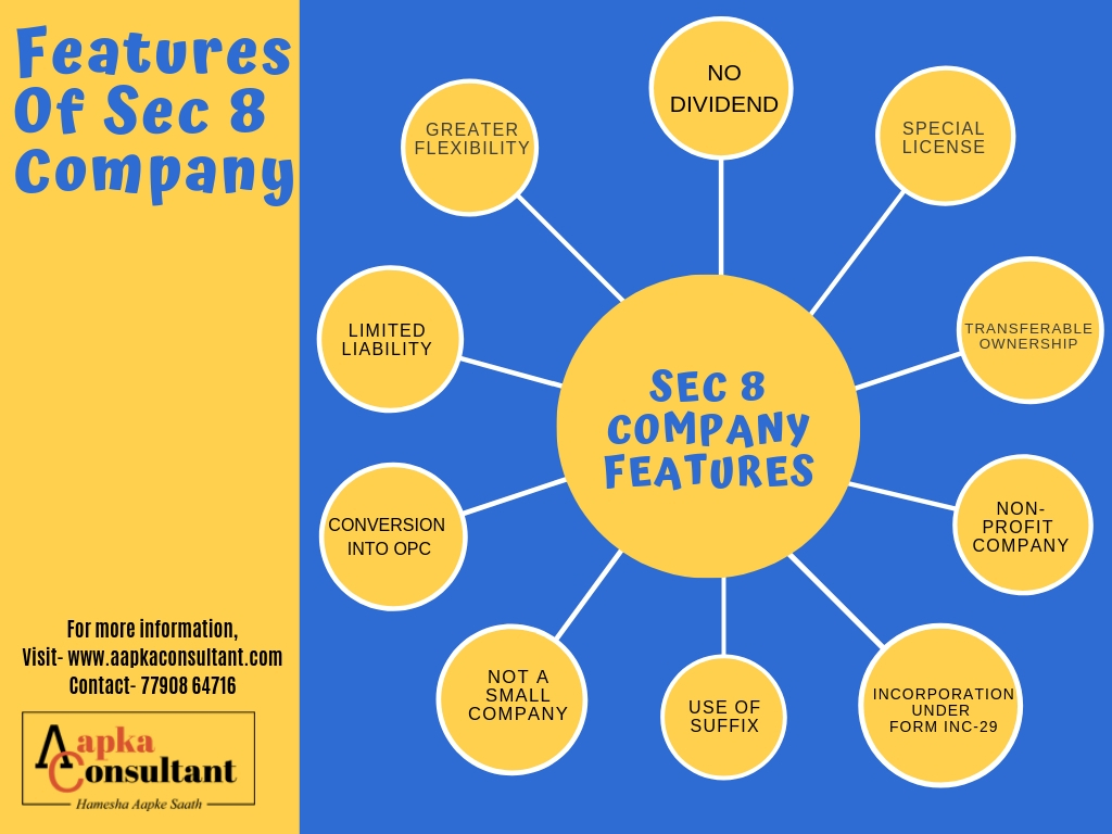 Features Of SEC 8 Company Infographic Aapka Consultant features-of-sec-8-company-infographic-aapka-consultant