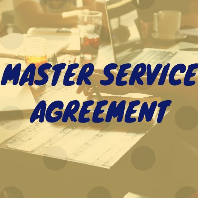 Master Service Agreement for Startups