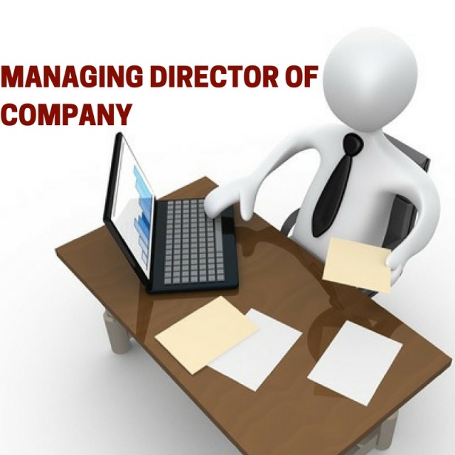 Managing Director of Company