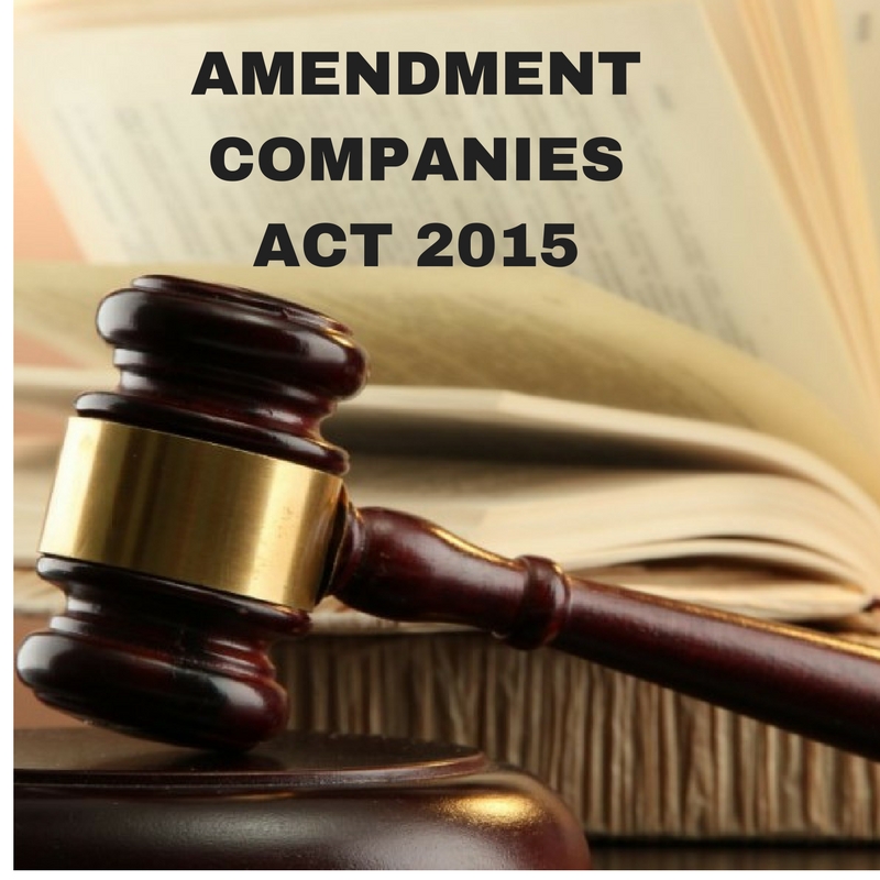 Amendment Companies Act, 2015 | Aapka Consultant