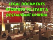 Legal Documents Required to Start a Restaurant in India