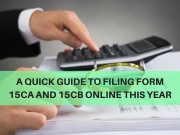 Filing of Form 15CA and 15CB online