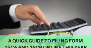 Filing of Form 15CA and 15CB online