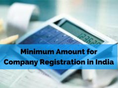 Minimum Amount Required for Company Registration
