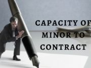 CAPACITY OF MINOR TO CONTRACT