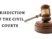 JURISDICTION OF THE CIVIL COURTS