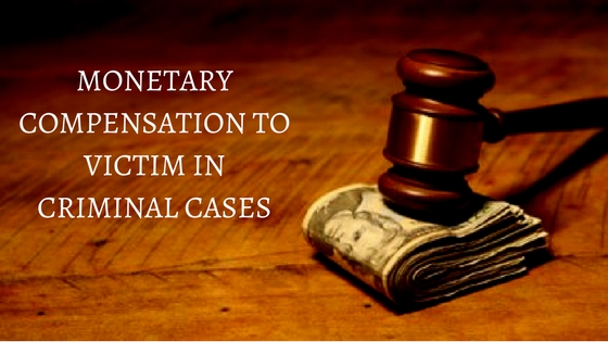MONETARY COMPENSATION TO VICTIM IN CRIMINAL CASES (3)