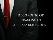 RECORDING OF REASONS IN APPEALABLE ORDERS (1)