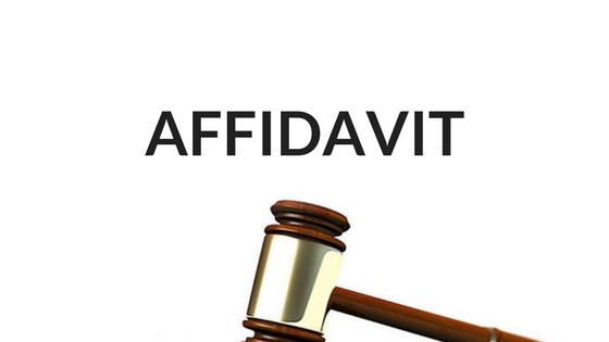 How to Draft the Affidavit?