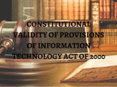 CONSTITUTIONAL VALIDITY OF PROVISIONS OF INFORMATION TECHNOLOGY ACT OF 2000