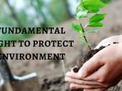 FUNDAMENTAL RIGHT TO PROTECT ENVIRONMENT
