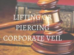 LIFTING OR PIERCING CORPORATE VEIL