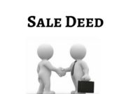 Sale Deed Along With Model Draft