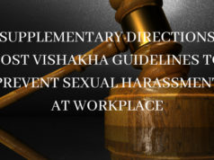 SUPPLEMENTARY DIRECTIONS POST VISHAKHA GUIDELINES TO PREVENT SEXUAL HARASSMENT AT WORKPLACE