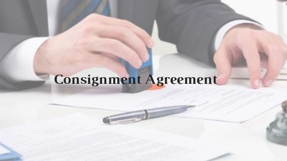 Model Format of Consignment Agreement