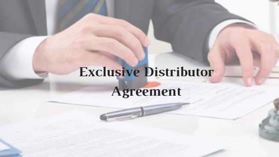 Model Format of Exclusive Distributor Agreement