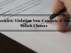 Violation Non-Compete & Non-Solicit Clauses
