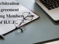 Arbitration Agreement among Members of H.U.F.,