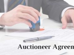 Auctioneer Agreement