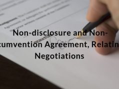 Non-disclosure and Non-Circumvention Agreement, Relating to Negotiations