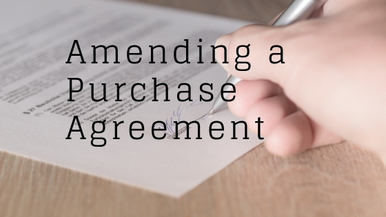 Amending a Purchase Agreement