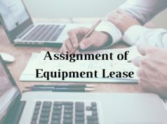 Assignment of Equipment Lease