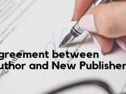 Agreement between Author and New Publisher