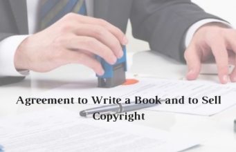 Agreement to Write a Book and to Sell Copyright