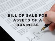 Bill of Sale for Assets of a Business