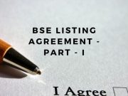 Bse Listing Agreement - Part - I