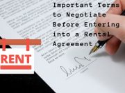 Important Terms to Negotiate Before Entering into a Rental Agreement