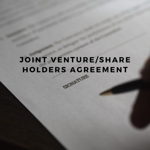 Model Format of Joint Venture/Share Holders Agreement Aapka Consultant