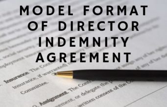 Model Format of Director Indemnity Agreement