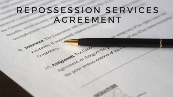 Repossession Services Agreement