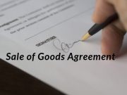 Sale of Goods Agreement `