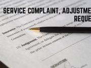 Service Complaint, Adjustment Request
