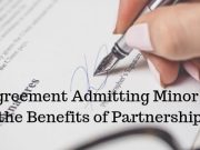 Agreement Admitting Minor to the Benefits of Partnership