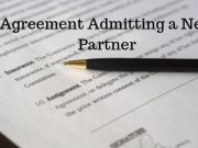 Agreement Admitting a New Partner