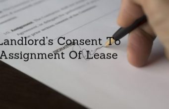 Landlord’s Consent To Assignment Of Lease