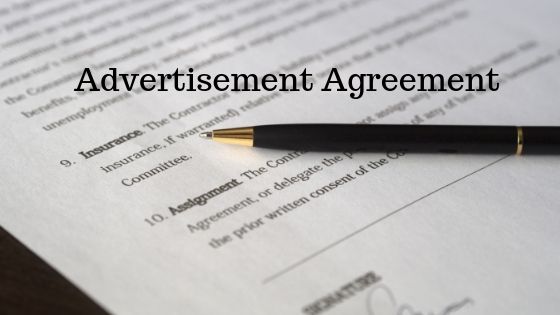 Advertisement Agreement