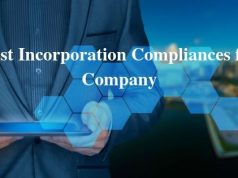 Post Incorporation Compliances for Company