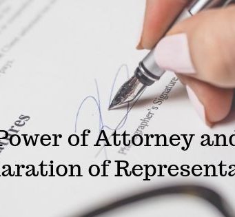 Power of Attorney and Declaration of Representative