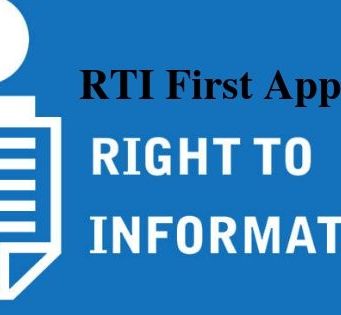 RTI First Appeal
