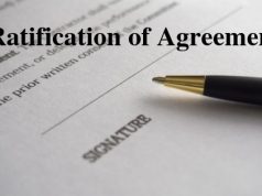 Ratification of Agreement