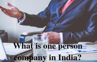 What is one person company in India?