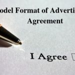 Model Format of Advertisement Agreement