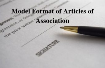 Model Format of Articles of Association