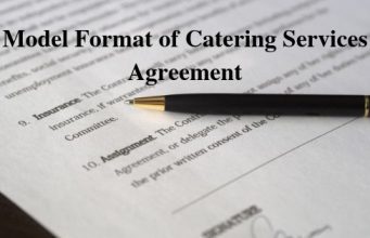 Model Format of Catering Services Agreement