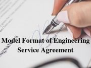 Model Format of Engineering Service Agreement